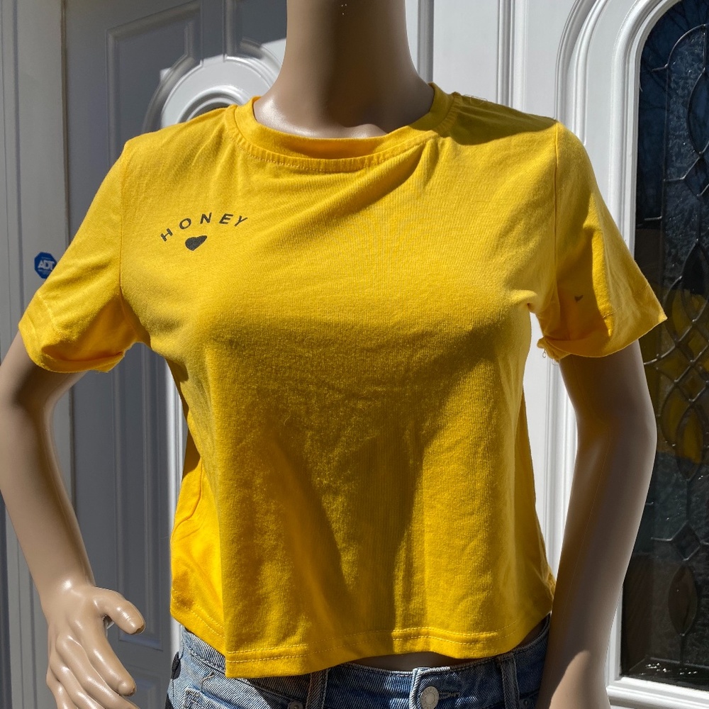 ROMWE short sleeve honey tee-shirt